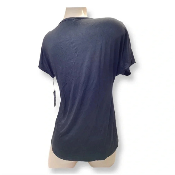 Alexis Ren Size Small Revolve Trap Crewneck Black Tee New With Tags - Picture 3 of 4